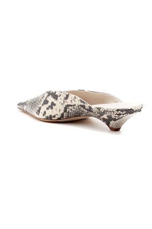 Black and white python print leather mules VIC MATIE' | 1K5702DK20U030110.